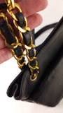 Chanel Black Lambskin Leather Tote - 3467