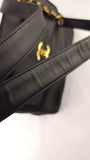 Chanel Black Lambskin Leather Tote - 3467