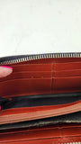 YSL Black Leather Long Zippy Wallet - 3187