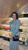 Chanel Matelasse Black Lambskin Chain Shoulder Bag - 3492