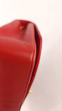 Chanel Diana 25 Red Lambskin Chain Shoulder Bag - 3497