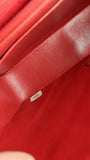 Chanel Diana 25 Red Lambskin Chain Shoulder Bag - 3497