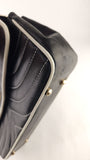 Chanel Black Lambskin V Stitch Chain Shoulder Bag - 3521