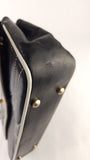 Chanel Black Lambskin V Stitch Chain Shoulder Bag - 3521