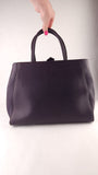 Fendi Purple Leather 2way Tote - G0507