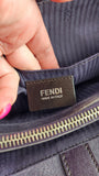 Fendi Purple Leather 2way Tote - G0507