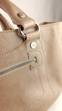 Celine Beige Metallic Leather Handbag - G0488