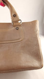 Celine Beige Metallic Leather Handbag - G0488