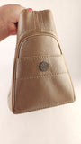 Celine Beige Metallic Leather Handbag - G0488