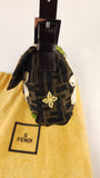 Fendi Zucca Canvas Floral Design Handbag - G0510