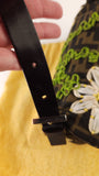 Fendi Zucca Canvas Floral Design Handbag - G0510