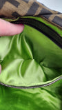 Fendi Zucca Canvas Floral Design Handbag - G0510