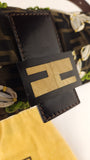 Fendi Zucca Canvas Floral Design Handbag - G0510