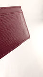 Louis Vuitton Magenta Epi Leather Card Case - 3634