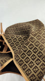 Fendi Zucchino Beige Canvas Tote Bag - 3569