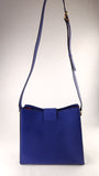 Celine Blue Leather Square Shoulder Bag - G0579