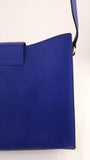 Celine Blue Leather Square Shoulder Bag - G0579