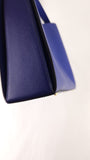 Celine Blue Leather Square Shoulder Bag - G0579