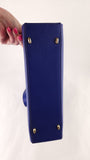 Celine Blue Leather Square Shoulder Bag - G0579