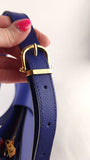 Celine Blue Leather Square Shoulder Bag - G0579