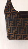 Fendi Zucca Brown Canvas Mamma Bucket Bag - G0570