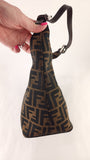 Fendi Zucca Brown Canvas Mamma Bucket Bag - G0570