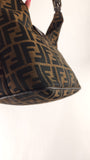Fendi Zucca Brown Canvas Mamma Bucket Bag - G0570