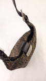 Fendi Zucca Brown Canvas Mamma Bucket Bag - G0570