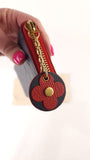 Louis Vuitton Clemence Navy/Red Long Wallet - G0546