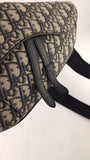Christian Dior Navy Trotter Print Saddle Crossbody - 3636