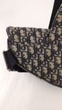 Christian Dior Navy Trotter Print Saddle Crossbody - 3636