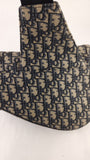 Christian Dior Navy Trotter Print Saddle Crossbody - 3636