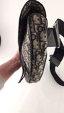 Christian Dior Navy Trotter Print Saddle Crossbody - 3636