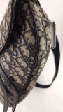 Christian Dior Navy Trotter Print Saddle Crossbody - 3636