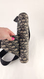 Christian Dior Navy Trotter Print Saddle Crossbody - 3636
