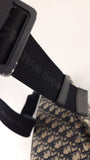 Christian Dior Navy Trotter Print Saddle Crossbody - 3636