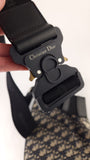 Christian Dior Navy Trotter Print Saddle Crossbody - 3636