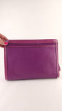 Celine Pink/Purple Leather Clutch - G0547