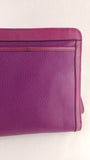 Celine Pink/Purple Leather Clutch - G0547