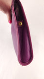 Celine Pink/Purple Leather Clutch - G0547