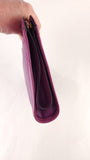 Celine Pink/Purple Leather Clutch - G0547
