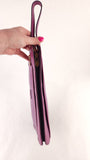 Celine Pink/Purple Leather Clutch - G0547