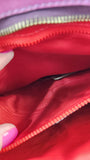 Celine Pink/Purple Leather Clutch - G0547