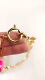 Chanel Gold Tone Cluster 'Chanel' Necklace - G0583