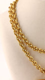 Chanel Gold Tone Chain Necklace w/ Large CC Pendant - G0577