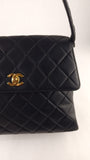 Chanel Matelasse Black Leather Shoulder Bag - 3493