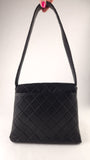 Chanel Matelasse Black Leather Shoulder Bag - 3493