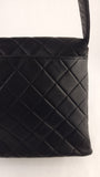 Chanel Matelasse Black Leather Shoulder Bag - 3493
