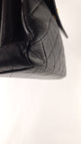 Chanel Matelasse Black Leather Shoulder Bag - 3493