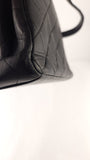 Chanel Matelasse Black Leather Shoulder Bag - 3493